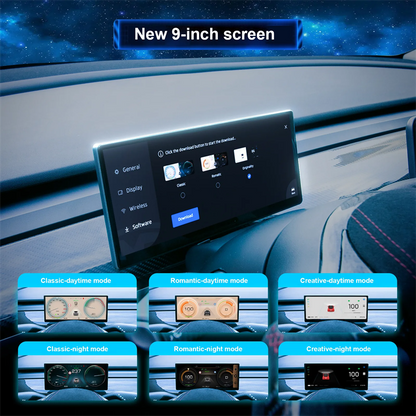 La pantalla táctil del tablero de instrumentos 9 pulgadas de Carplay/actualización elegante auto de Android OTA apoyó para el modelo 3/Y de Tesla