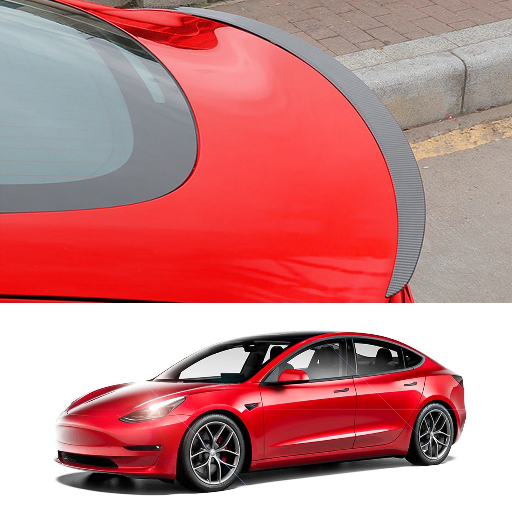 Spoiler Wing Performance Trunk Lip for all Model Y/3 Rear Tail Lid – Arcoche