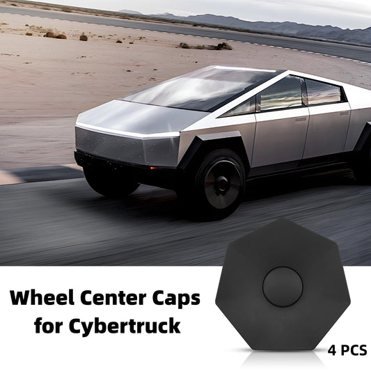 Wheel Caps for Tesla Cybertruck – Stylish Center Caps, 4-Piece Set