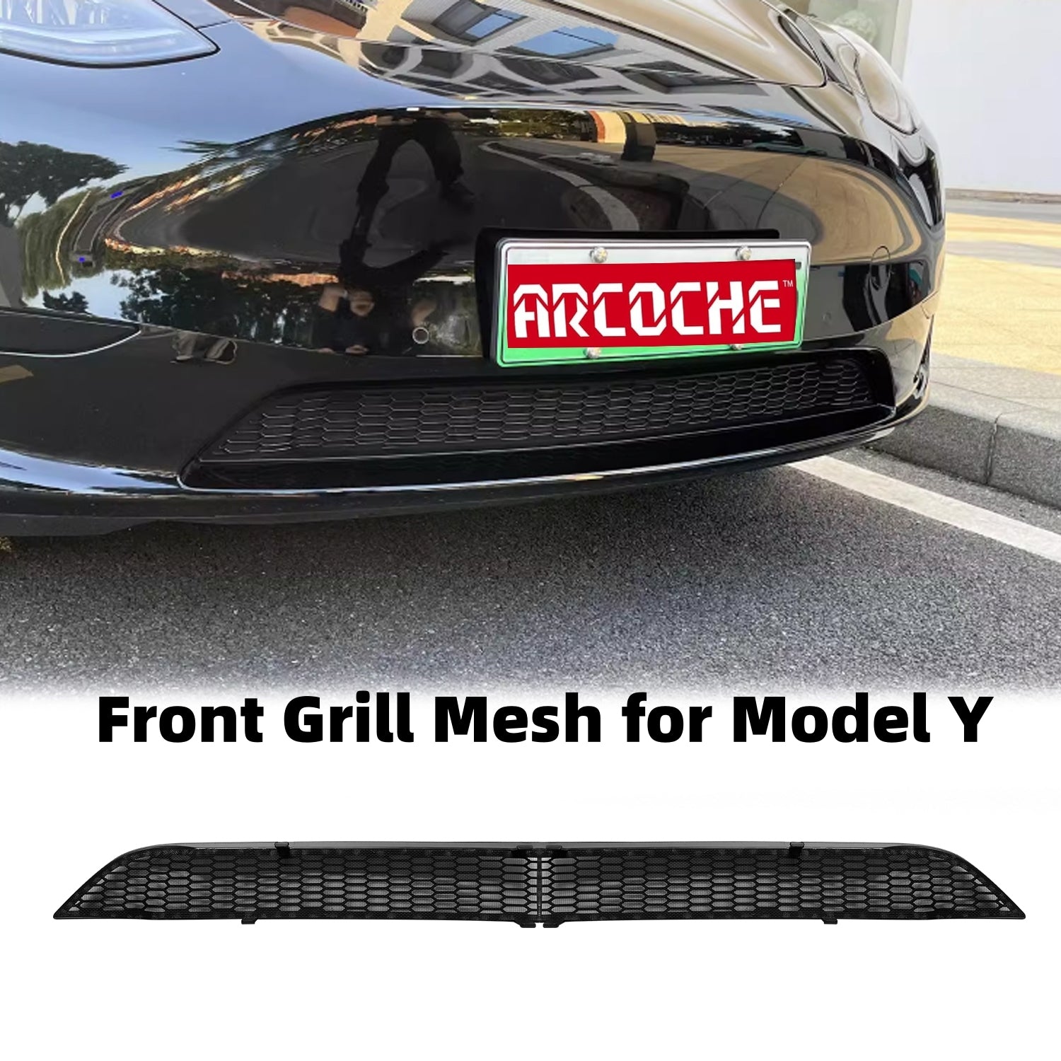 XENITE pour Tesla Model 3 Highland 2024 Filet Anti-Insectes Pare-Choc  Inférieur Couverture Grille Ventilation Intérieure Anti-poussière  Couverture Avant Anti-Insectes,Brightblack : : Auto et Moto
