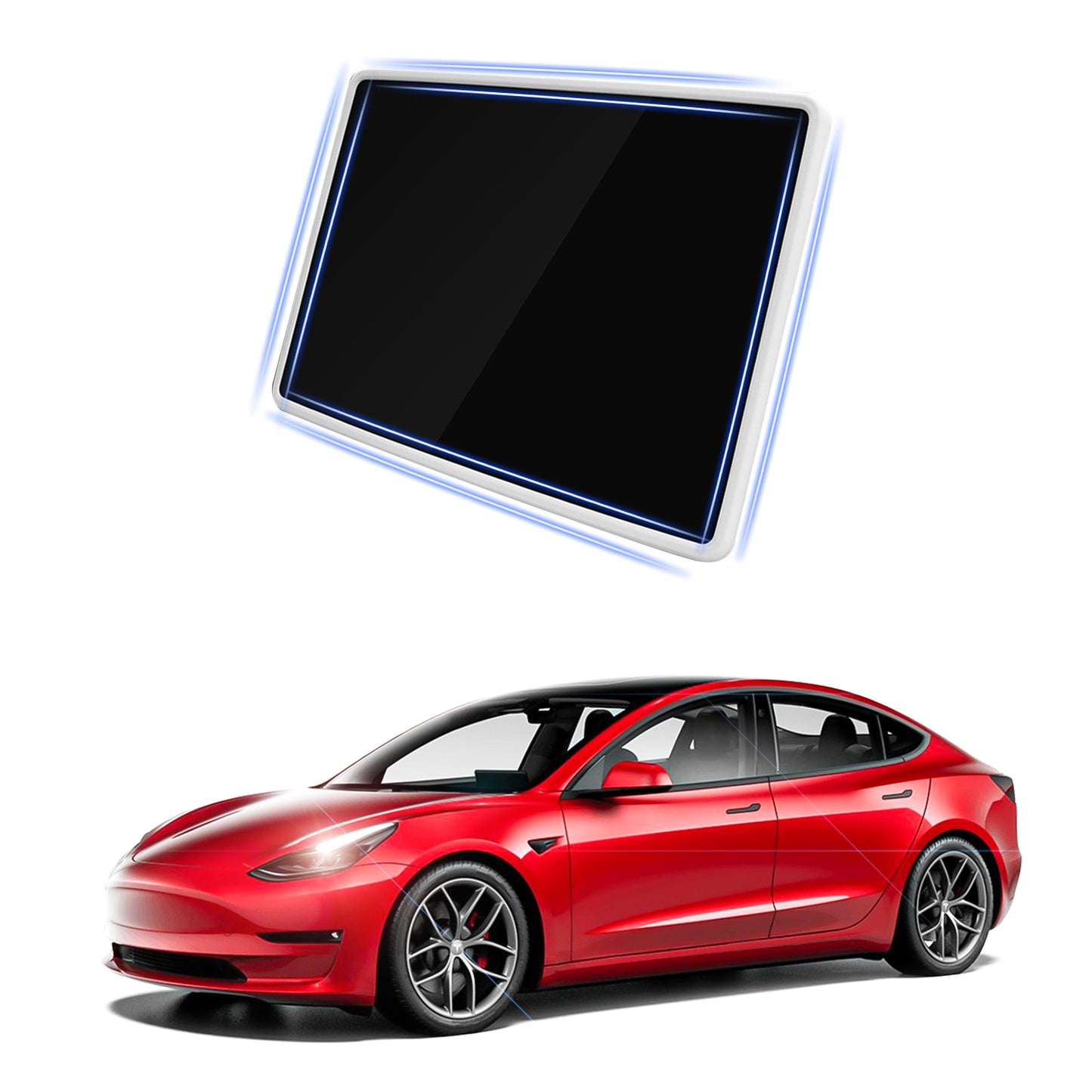 Screen Edge Protector Cover for Model Y/3 Silicone Cover – Arcoche