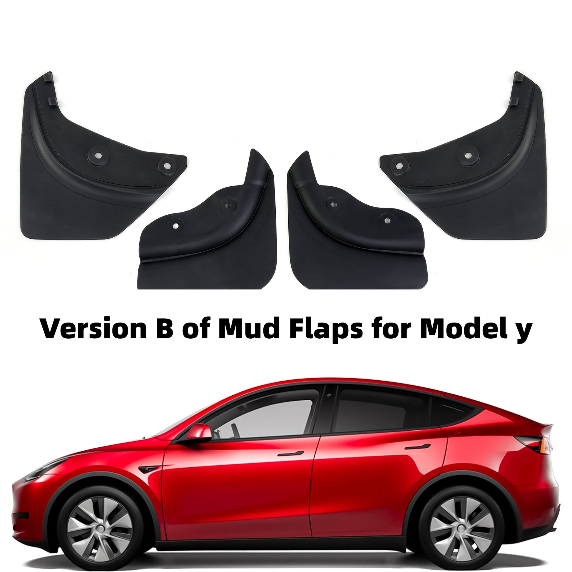 Mud Flaps ABS Plastic Mudguards Fender For Tesla Model 3 Highland 2024