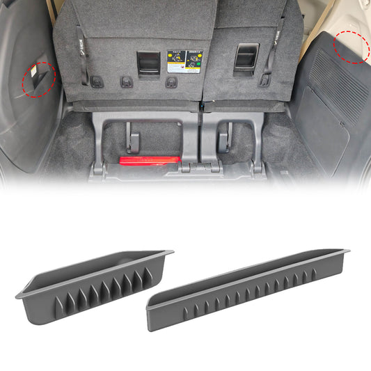 Trunk Organizer Box for Toyota Sienna 2021-2026 TPE Side Trunk Storage Multipurpose Car Storage Box Blocks Trunk Divider
