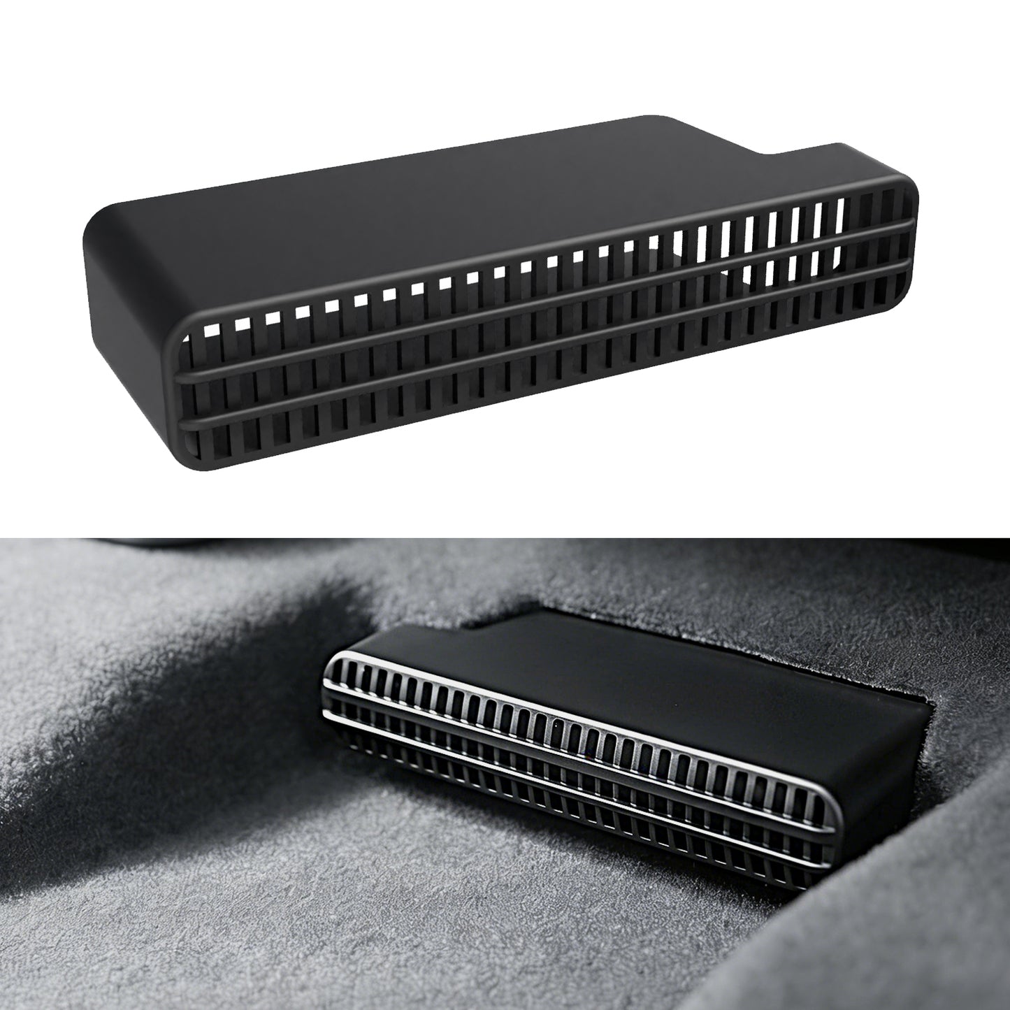 Center Console Rear Under Seat Air Vent Cover Protector Compatible with for Toyota RAV4 2019-2026, Under Seat AC Heater Air Vent Grill Outlet Covers, Anti-Block Dustproof Car Interior Accessories