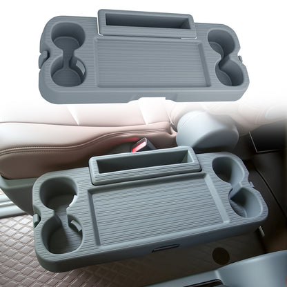 Center Console Table Tray for Sienna 2021 2022 2023 2024 2025,Second Row Seat Silicone Table Plate for Sienna Interior Accessories,Only for Sienna SE XLE XSE