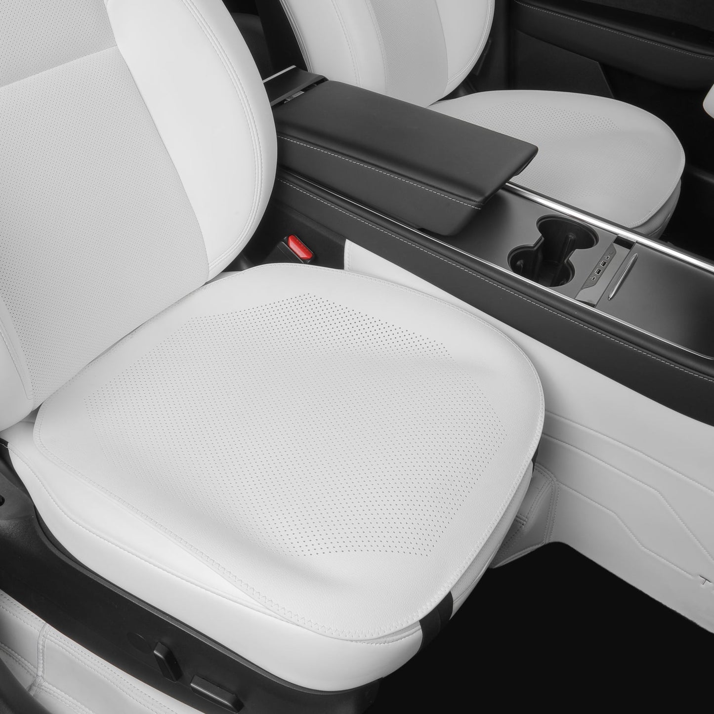 Breathable Ultra-Thin Leather Seat Cushion for All Cars