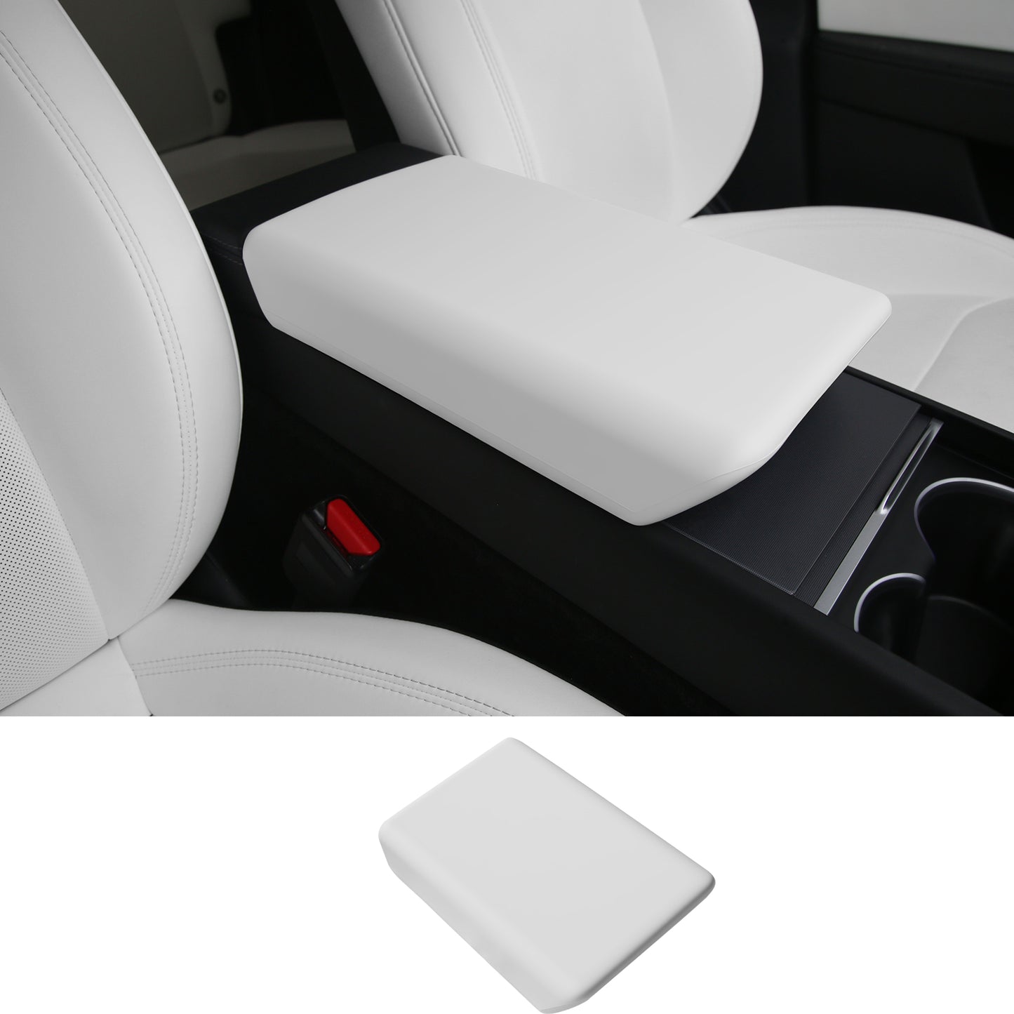 Premium Non-Slip TPU Center Console Cover for Tesla Model 3/Y (2024–2026)