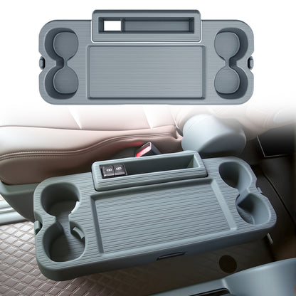 Center Console Table Tray for Sienna 2021 2022 2023 2024 2025,Second Row Seat Silicone Table Plate for Sienna Interior Accessories,Only for Sienna LTD/Platinum