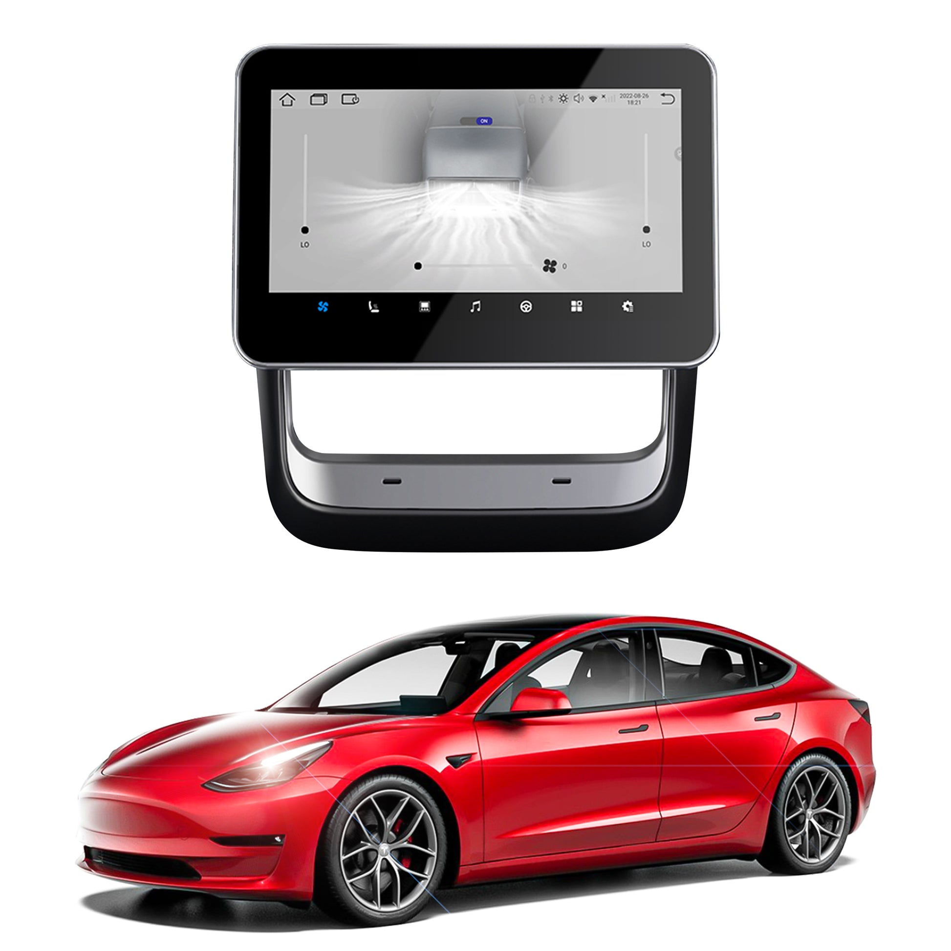Tesla Model 3 & Y 8,2 écran arrière de contrôle de