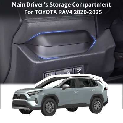 Center Console Driver Drawer Box for Toyota RAV4 2019-2025 ABS Drawer Storage Interior Box Drawer Handle Design for RAV4 Interior Accessories