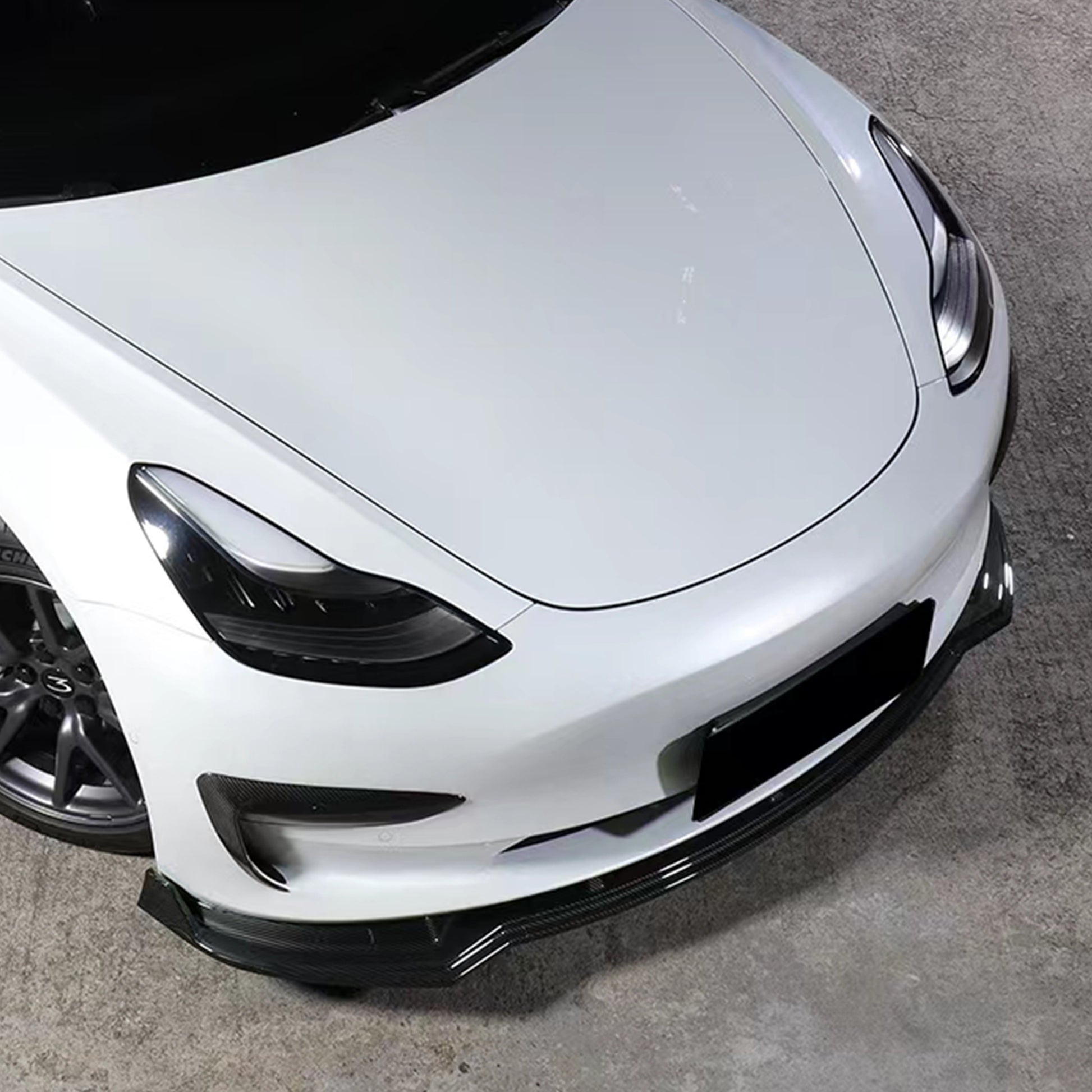 Frontstoßstangenlippe für Tesla Model Y 2017-2023 Splitterspoiler