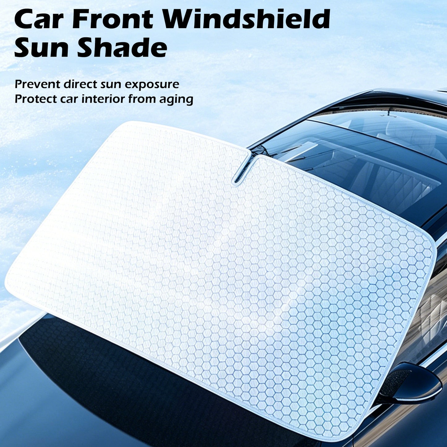 Windshield Sunshade Cover for Toyota Tacoma 2016-2023 Limited 2Door 4Door Pickup Truck Foldable Sun Visor Front Window Sun Shade Blocks UV Rays Car