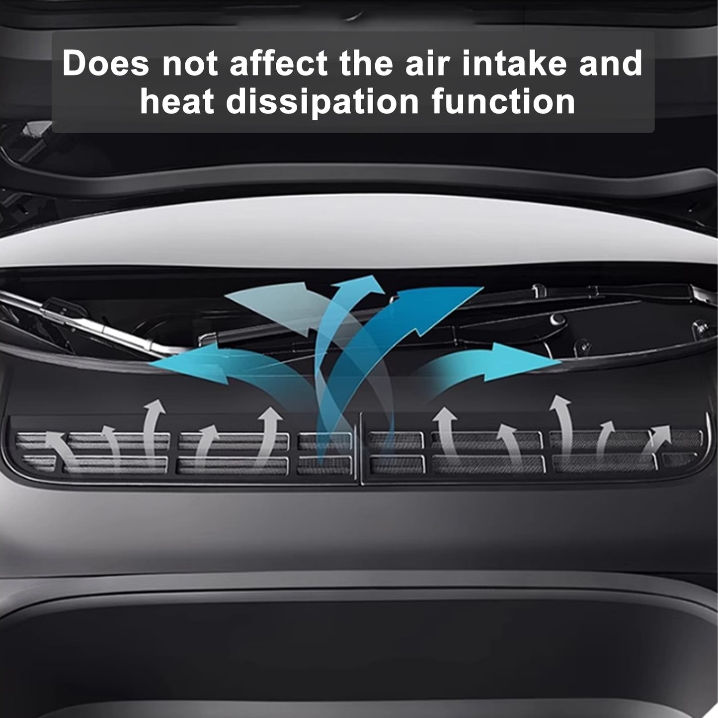 Air Intake Protective Cover for Tesla Model Y 2025 2026 Juniper Air Vent Cover Air Intake Vent Grille Cover (black) for tesla Model y Air Intake accessories