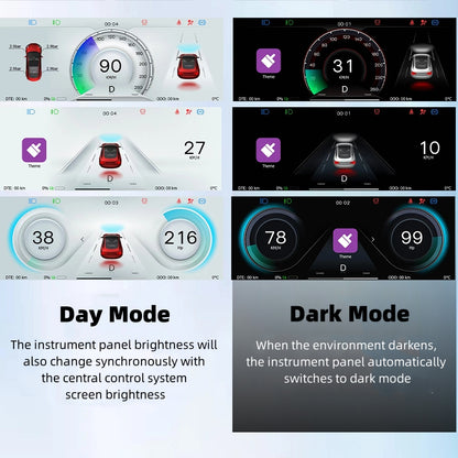 Schermata del cruscotto Touch Carplay - Aggiornamento OTA supportato da 6,86 pollici per Tesla Model 3 Highland/3/Y