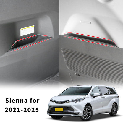 Trunk Organizer Box for Toyota Sienna 2021-2026 TPE Side Trunk Storage Multipurpose Car Storage Box Blocks Trunk Divider