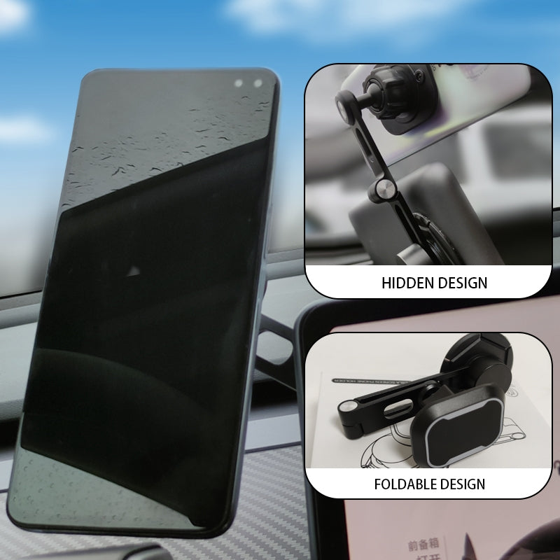 El soporte magnético para teléfono se adapta a todos los Model 3 / Y New Model 3 Highland Screen