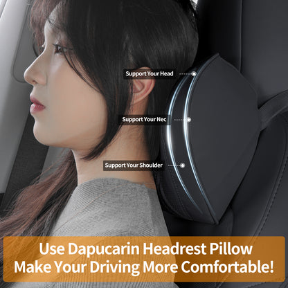 Universal Memory Foam Neck Pillow for Car, Office, and Home Comfort