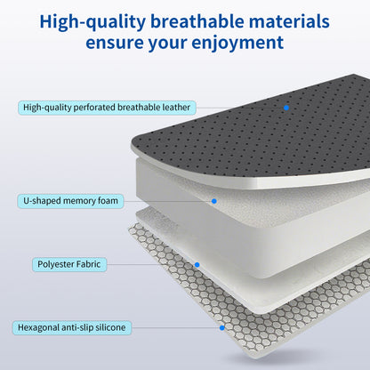 Premium Memory Foam Seat Cushion for Car & Office,Ergonomic Office Desk Accessories for Tailbone Pain Relief,Extra-Dense Memory Foam for Hip,Tailbone,Coccyx,Sciatica Diamond Pattern-Ochre Brown