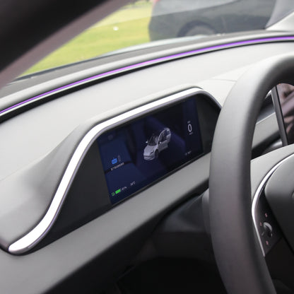 Enhanced 8.9-Inch F9H Dashboard: Ambient Lighting, Front Camera & Advanced Features for Model 3 Highland