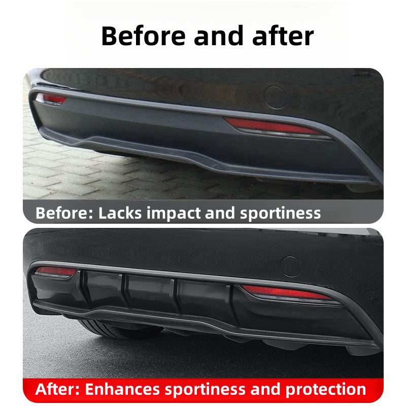 ABS Rear Bumper Protector Lip Durable and Stylish for 2024 2025 Model 3 Highland