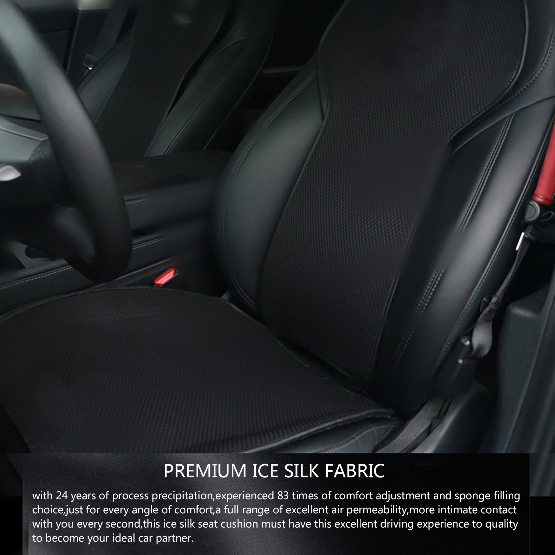 Ice Fabric Seat Cushion for Tesla Model Y & 3 Summer Car Seat Mat – Arcoche