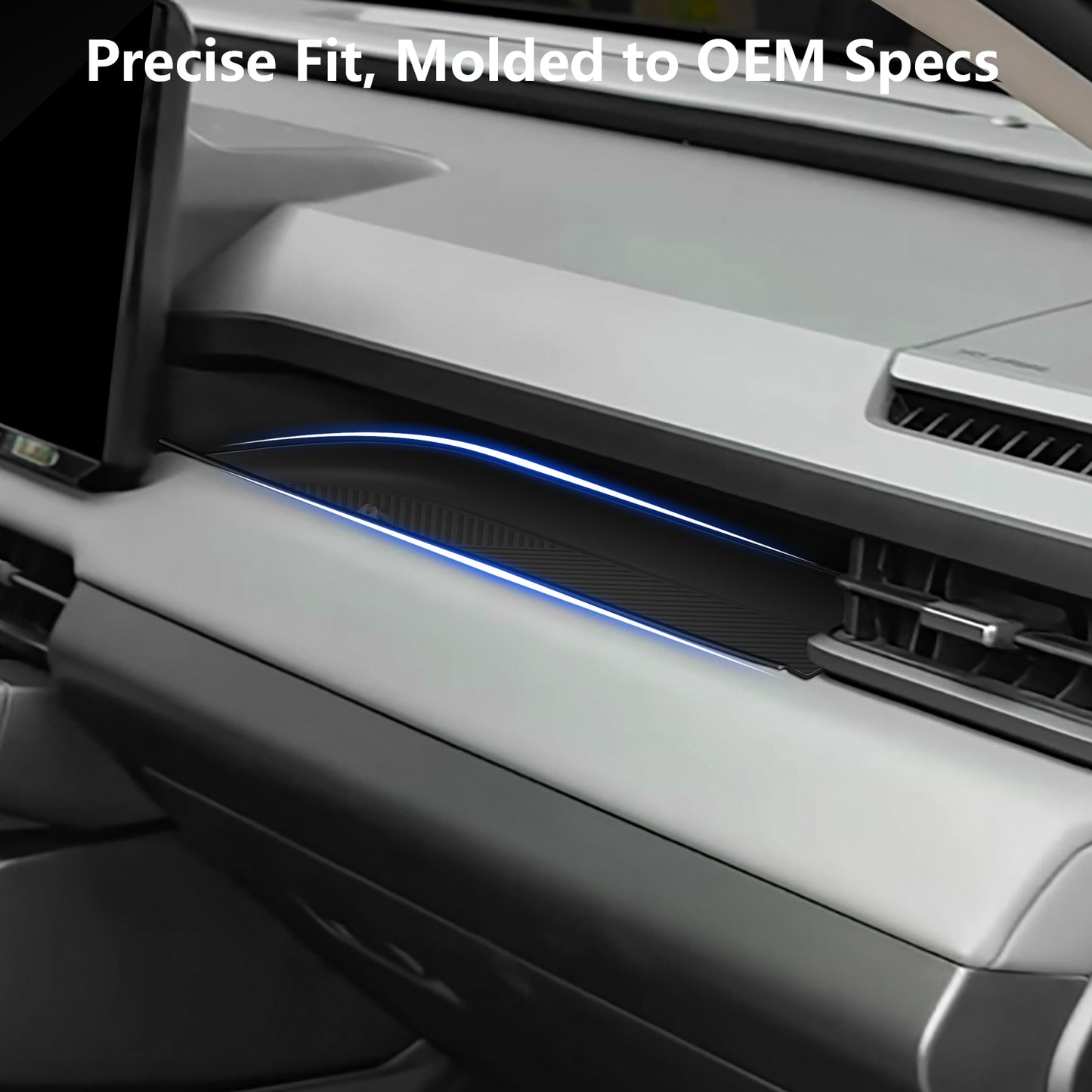 Silicone Passenger Storage Organizer Mat for Toyota RAV4 2026 Silicone Glove Box Organizer Tray Interior Compatible for RAV4 2026 Insert Accessories