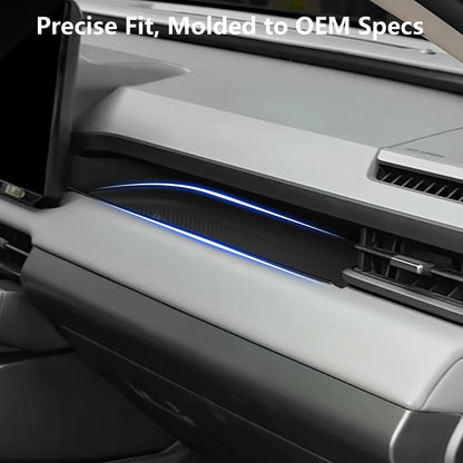 Silicone Passenger Storage Organizer Mat for Toyota RAV4 2026 Silicone Glove Box Organizer Tray Interior Compatible for RAV4 2026 Insert Accessories