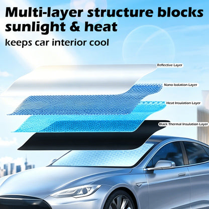 Parasole per parabrezza per Toyota Camry 2025 2026 LE XLE Hybrid SE XSE Accessori Parasole per auto per finestrini anteriori Parasole per parabrezza anteriore &  Copertura parasole per finestrino