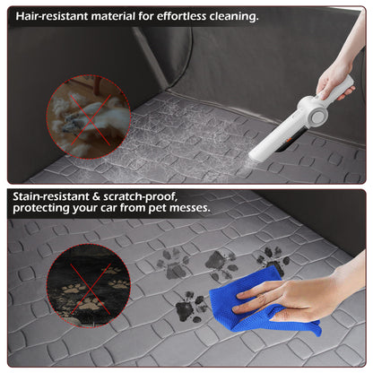 Dog Car Seat Cover for Trunk Cargo Liner for Dogs, Waterproof Pet Cargo Cover Dog Seat Mat for 2025 2026 Tesla Model Y Juniper 2026 Upgraded 600D Heavy Duty Waterproof Scratch-Resistant Dog Hammock