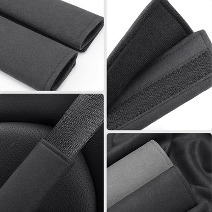 Universal Car Seat Belt Covers for Cybertruck, Model Y/3/S/X – Adjustable Cushion Straps & Shoulder Pads (2Pcs）