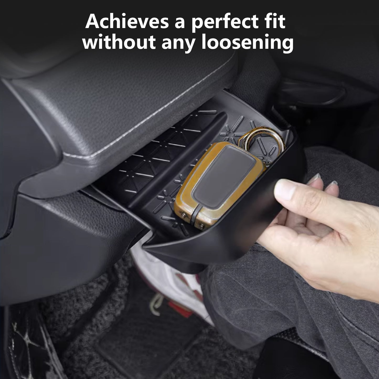 Center Console Driver Drawer Box for Toyota RAV4 2019-2025 ABS Drawer Storage Interior Box Drawer Handle Design for RAV4 Interior Accessories