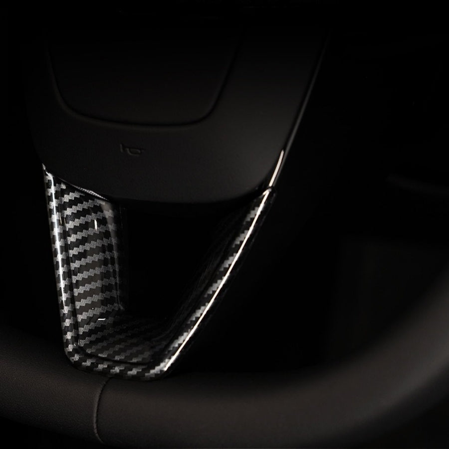 Steering Wheel Interior Decoration Sticker for Model 3 Highland Carbon –  Arcoche