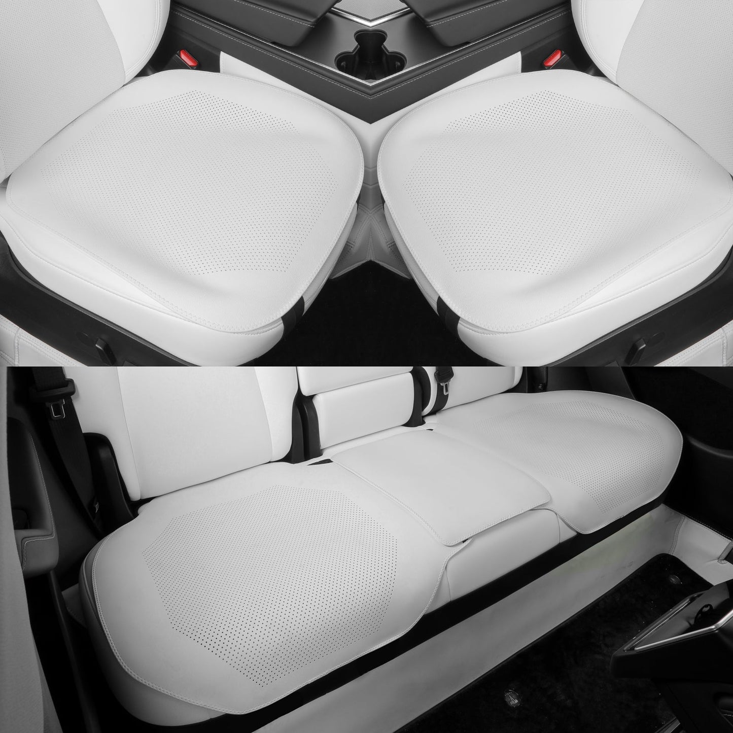 Breathable Ultra-Thin Leather Seat Cushion for All Cars