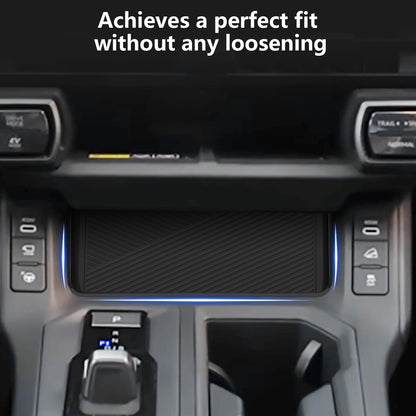 Silicone Center Console Organizer Mat Compatible for Toyota RAV4 2026 Accessories Center Console Organizer Insert Tray Silicone Gear Shift Tray