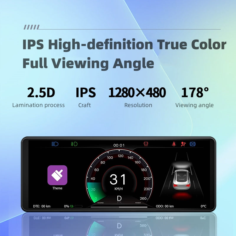 Écran de tableau de bord tactile Carplay-mise à niveau OTA prise en charge 6.86 pouces pour Tesla modèle 3 Highland/3/Y
