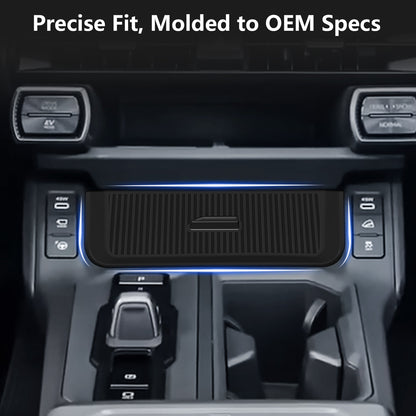 Gear Shift Storage Box Compatible for Toyota RAV4 2026 Accessories Center Console Wireless Charger Mat,Under Cubby Drawer（2PCS）