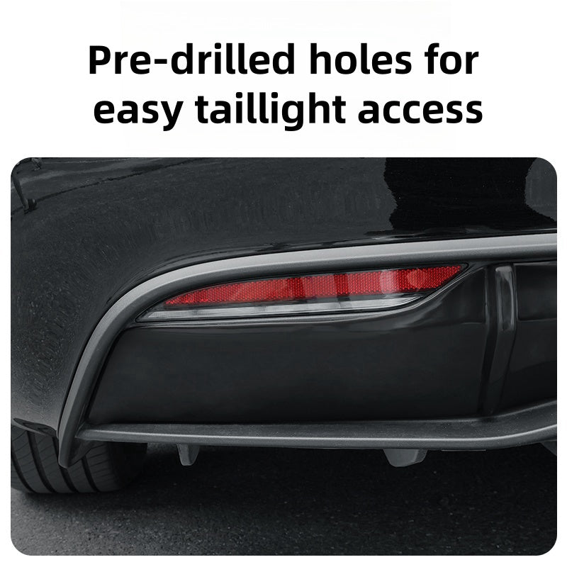 ABS Rear Bumper Protector Lip Durable and Stylish for 2024 Model 3 Highland