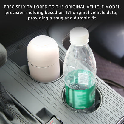 2PCS Center Console Cup Holder Insert for Sienna 2021 2022 2023 2024 2025,2025 Upgraded Organizer TPE Cup Holder for Sienna Interior Accessories