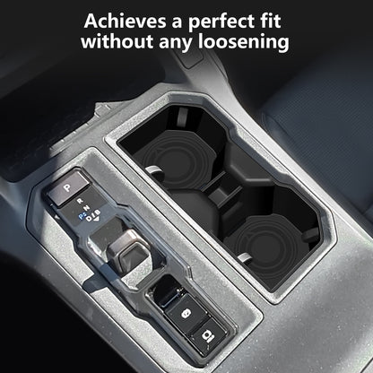 Silicone Cup Holder Inserts for Toyota RAV4 2026 Accessories, Non-Slip Silicone Center Console Protector Organizer to Prevent Spills & Scratches for RAV4 Interior Accessories