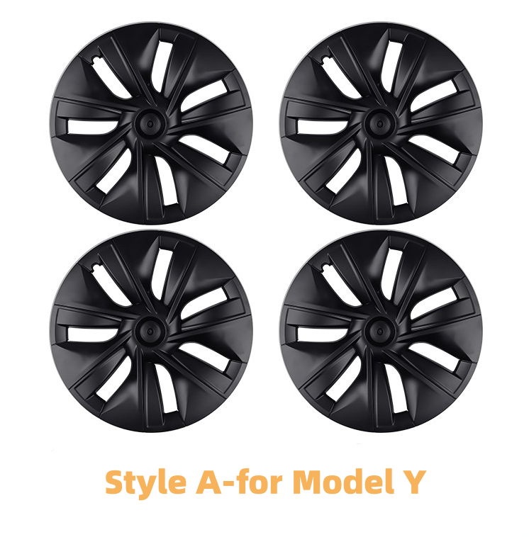 Replacement Set of 4 Hubcaps for Tesla Model Y 19-inch Wheels Covers 4PCS