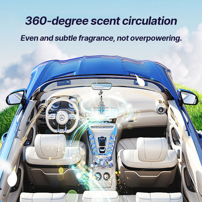 Luxuoso carro aromaterapia espelho retrovisor pendente purificador de ar para todos os veículos modelo 3 / s / x / y novo modelo 3 highland