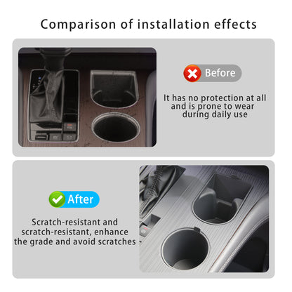 2PCS Center Console Cup Holder Insert for Sienna 2021 2022 2023 2024 2025,2025 Upgraded Organizer TPE Cup Holder for Sienna Interior Accessories