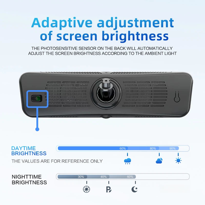 9.2-Inch Streaming Rearview Mirror Dash Cam for Model Y Juniper 2025+ with Live Recording