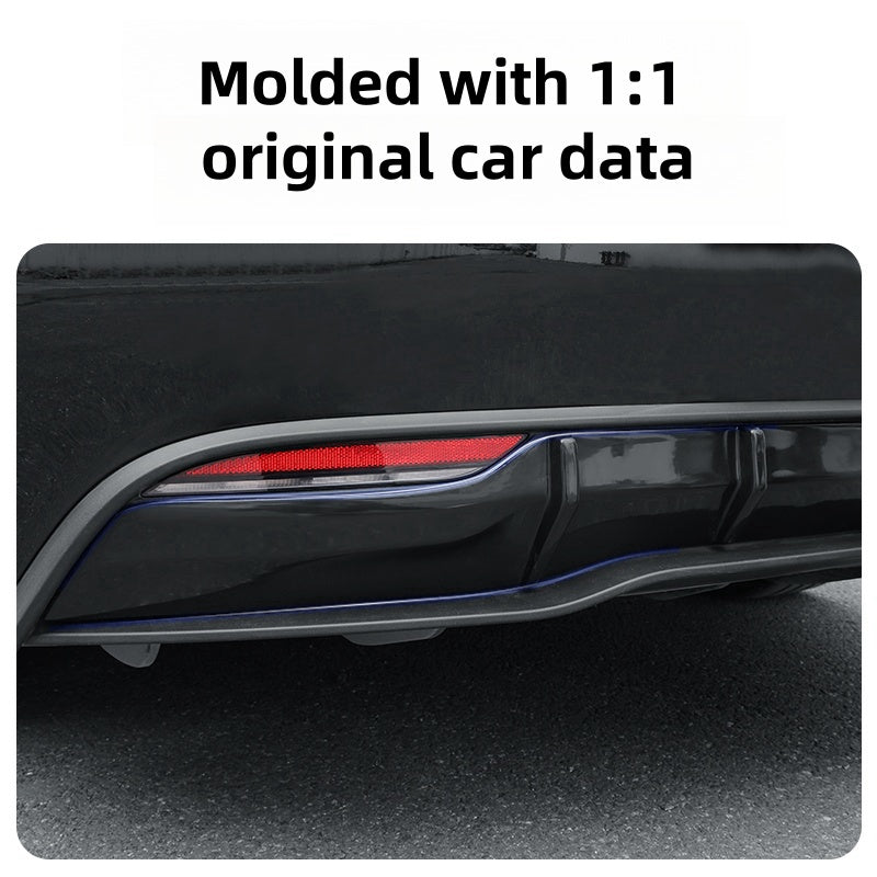 ABS Rear Bumper Protector Lip Durable and Stylish for Model Y 2020-2024