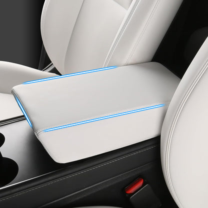 Armrest Cover Center Console Cover for Model 3/Y New Model 3 Highland (Black or White)