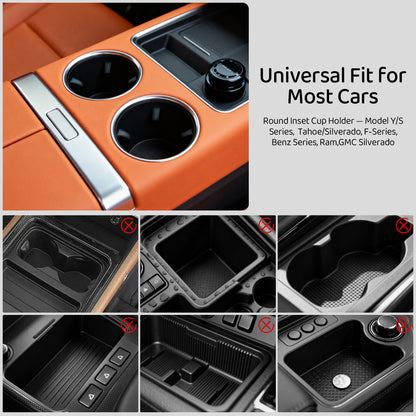 360° Rotating Wood Car Table Tray With Cup Holder Aluminum Mount Steering Wheel Laptop Desk for Most Vehicles
