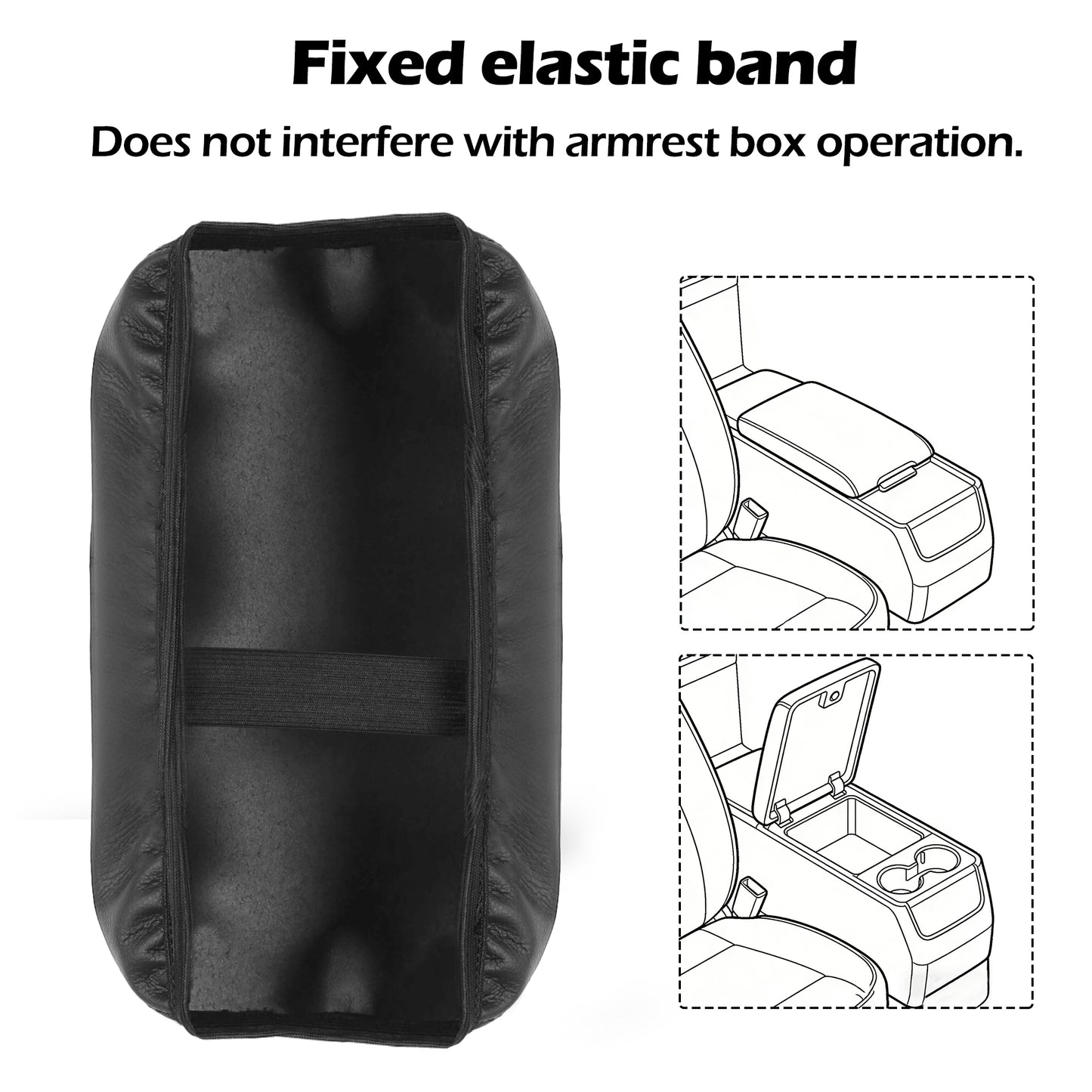 Center Console Cover for Toyota Corolla 2020 2021 2022 2023 2024 2025 2026 Leather Car Armrest Cover Cushion Interior Accessories Prevent Scratching