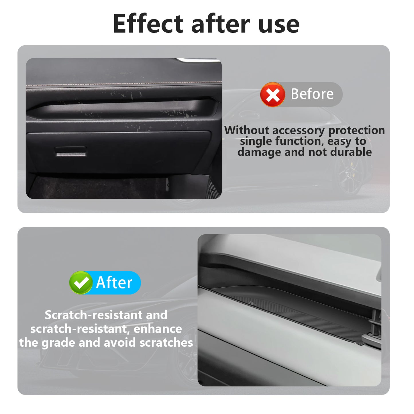 Gear Shift Storage Box Compatible for Toyota RAV4 2026 Accessories Center Console Wireless Charger Mat,Under Cubby Drawer（2PCS）