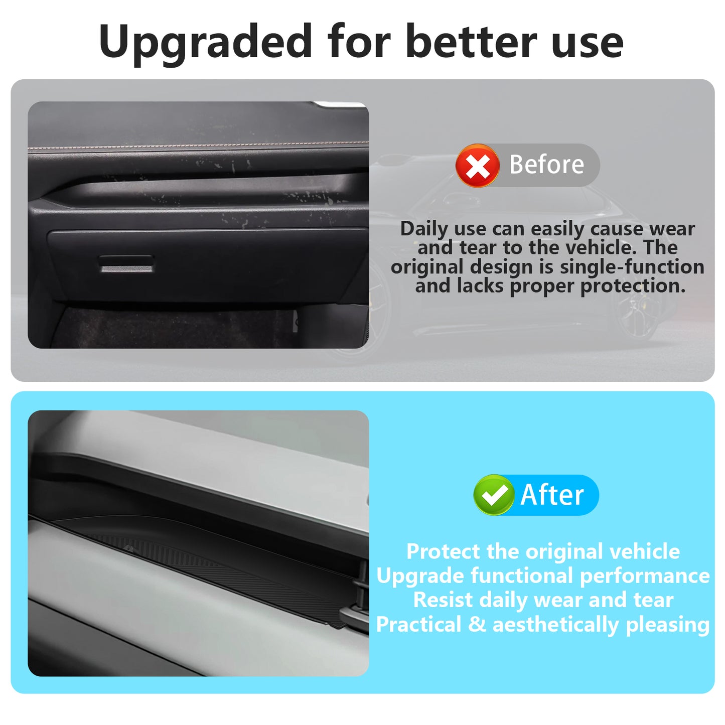 Silicone Passenger Storage Organizer Mat for Toyota RAV4 2026 Silicone Glove Box Organizer Tray Interior Compatible for RAV4 2026 Insert Accessories