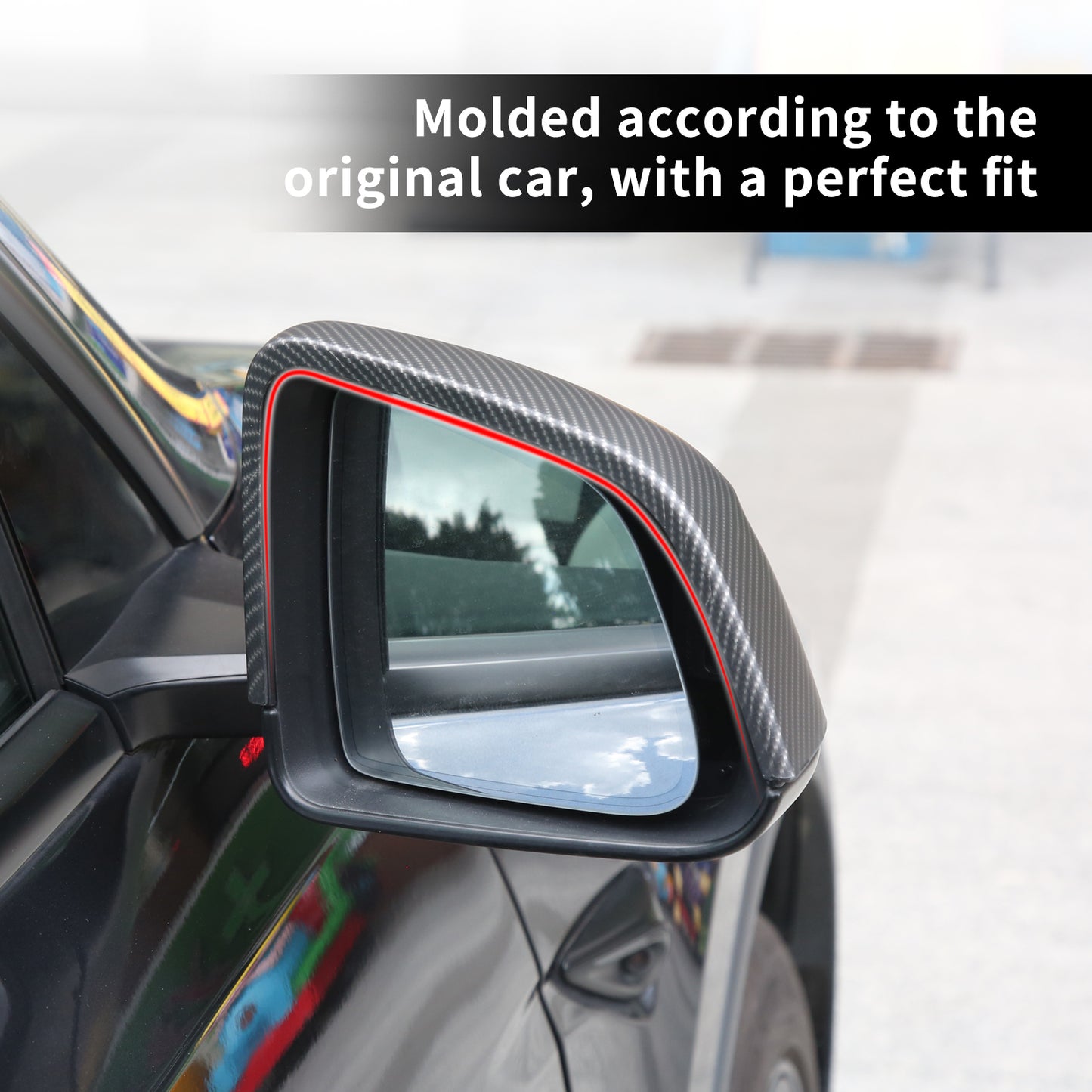 For Tesla Model Y Juniper 2025–2026 Side Mirror Protective Covers – Matte Carbon Fiber (2-Piece Set)